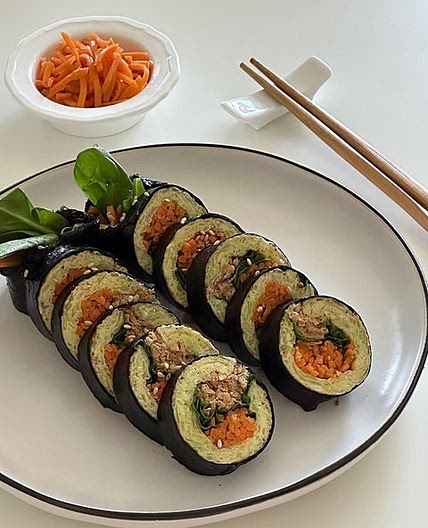 양배추 키토 김밥
