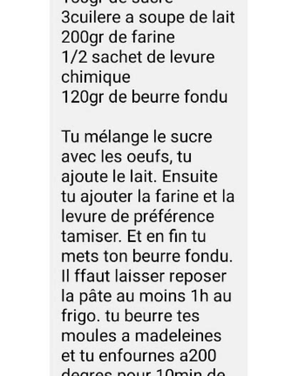 Madeleines
