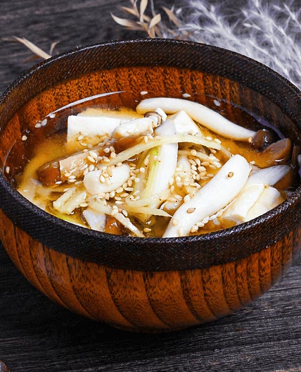 Ginger Miso Soup (Plant-based)