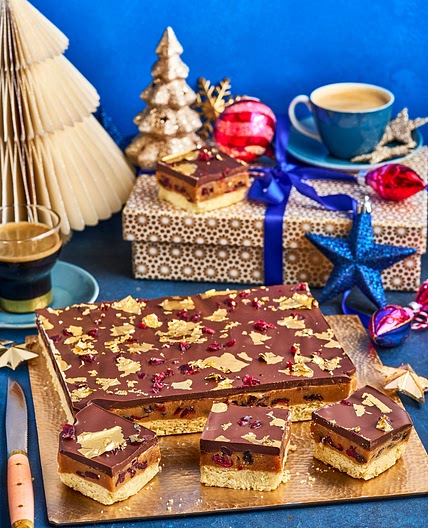 Mince Pie Millionaire’s Shortbread