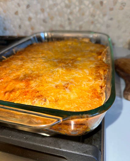 Chicken Enchilada Lasagna 