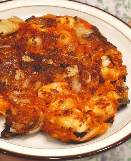 새우 김치부침개 만들기