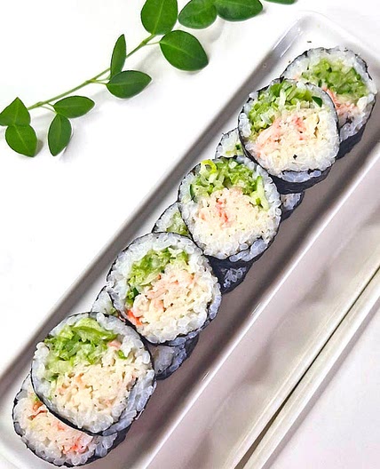 크래미오이김밥 불없이 만들어 간편한김밥