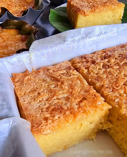 Bibingkang Kamoteng Kahoy (bake Cassava) 