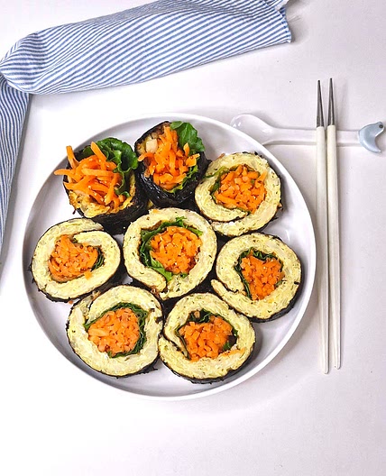 요즘 인기템 당근라페김밥