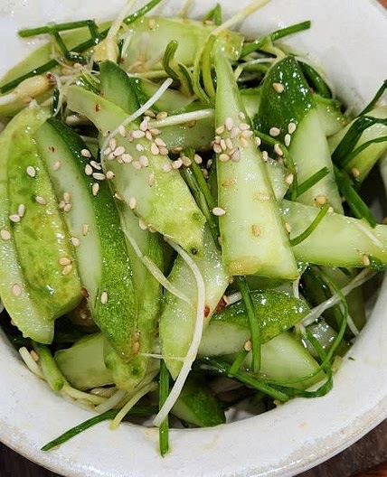 달래오이무침 레시피