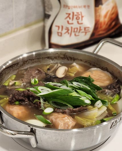 소고기 김치만두전골 레시피