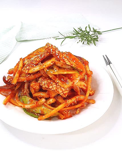 도라지오징어 초무침