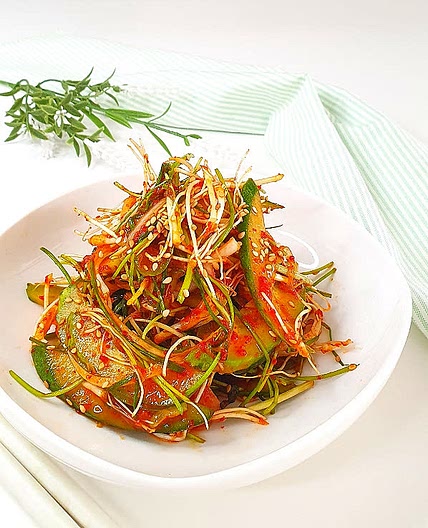 달래오이무침
