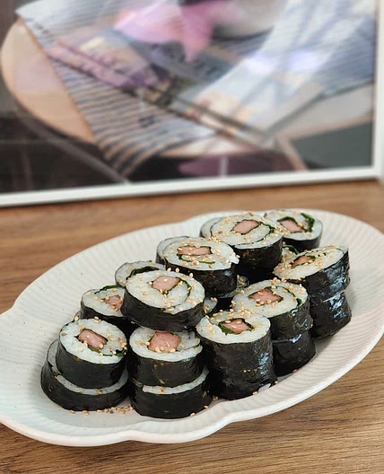 스팸김밥 만들기