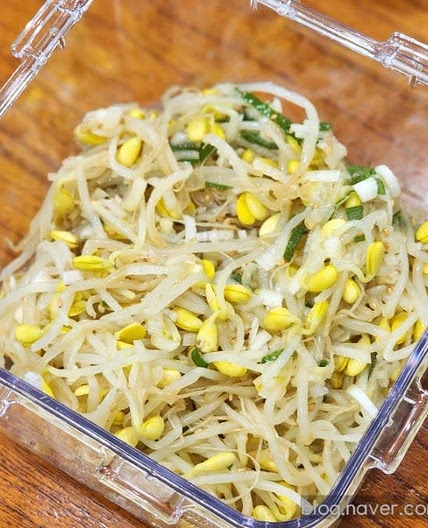 실패없는 콩나물무침 레시피 간단한 밑반찬 만들기 콩나물 삶는시간