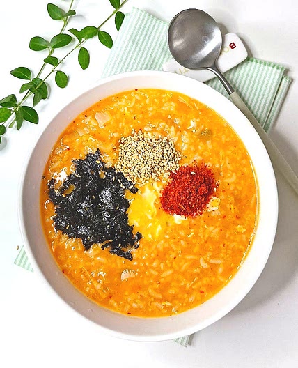 수란 김치죽 편스토랑 김치죽