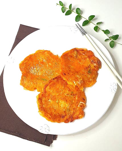 김치전 바삭하게 부치는법