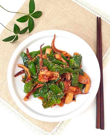 꽈리고추 오징어조림