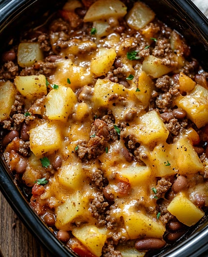 Slow Cooker Cowboy Casserole
