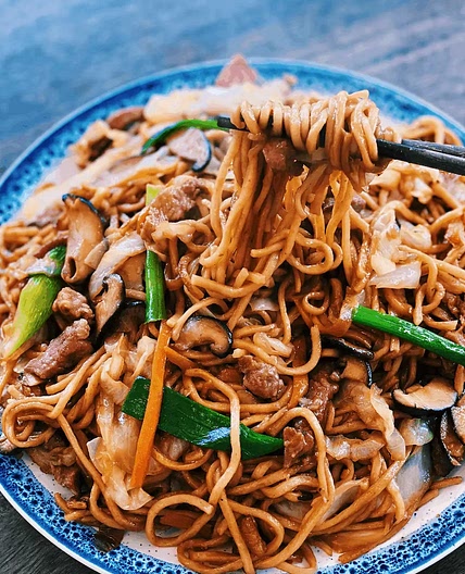 Soy Sauce Pan-Fried Noodles