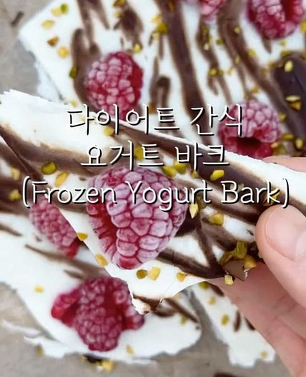다이어트 간식! 요거트 바크