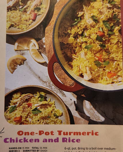 One-Pot Turmeric Chicken & Rice