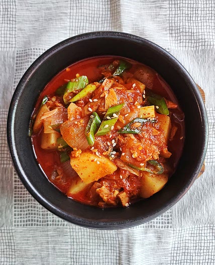 참치감자조림 저녁찌개 감자 참치짜글이