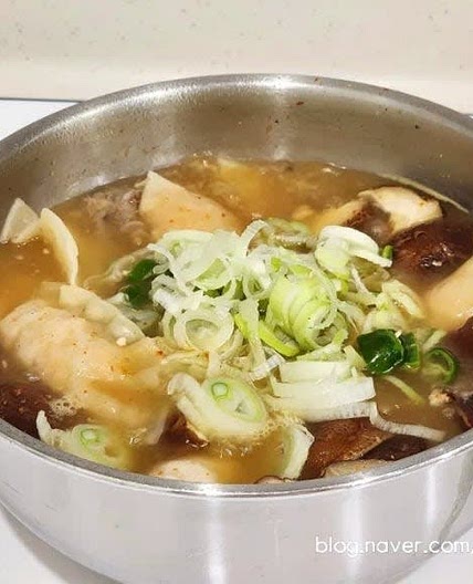 얼큰만두국 레시피 소고기 만두국 끓이는법