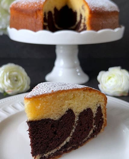 Marble Cake Recipe 🥰🤍