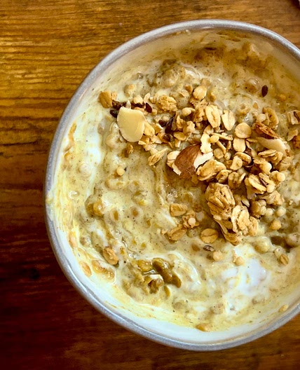 Chai lentil porridge 
