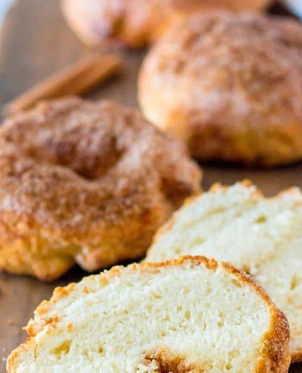 Air Fryer Cinnamon Crunch Bagels