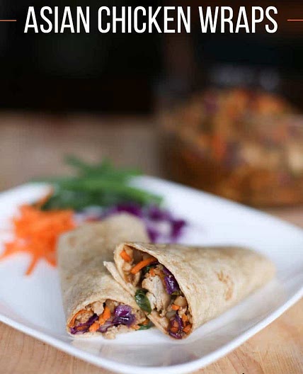 Asian Chicken Wraps