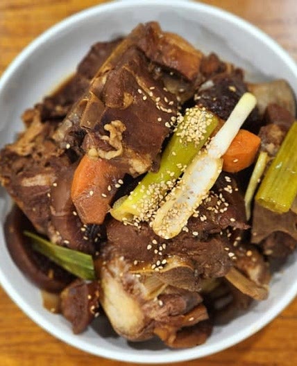 간장 돼지등뼈찜 만들기