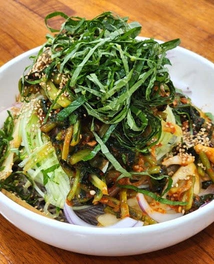 열무비빔국수 양념장 메밀국수 만들기 입맛도는 김치 비빔국수