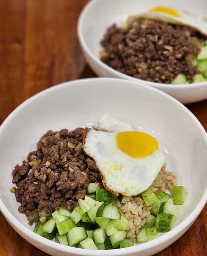 소고기 오이비빔밥