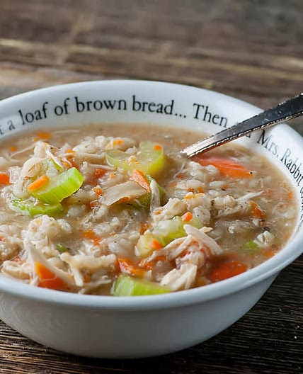 Slow Cooker Chicken Barley Soup