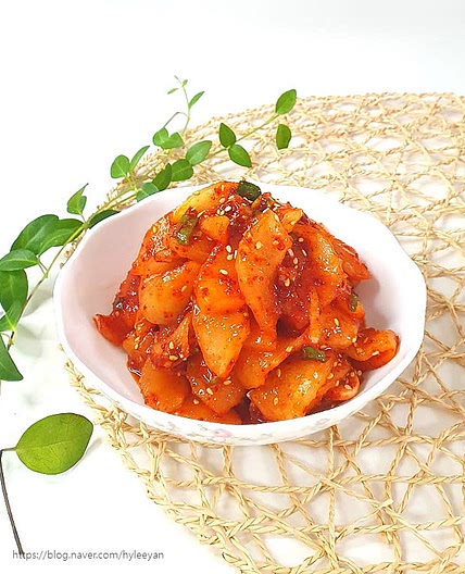 오이노각무침, 늙은오이무침