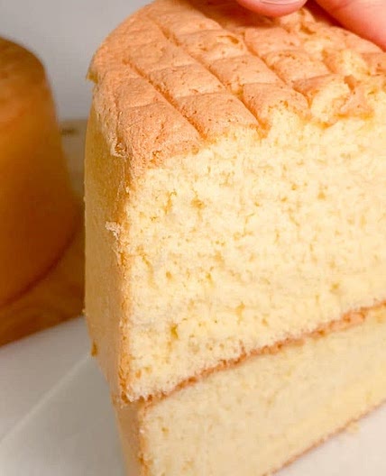 Simple yet fluffy and soft sponge cake