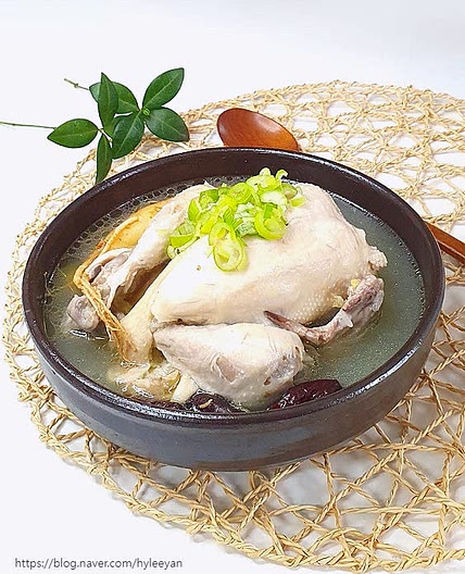녹두삼계탕 초복음식