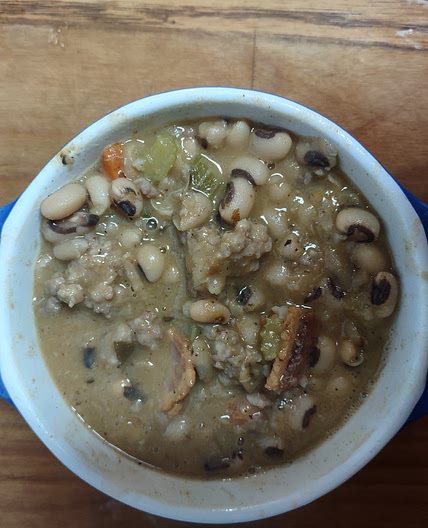 Black Eyed Pea Soup (My version of Hoppin' John's)