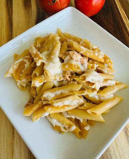 Baked Chicken Ranch Pasta