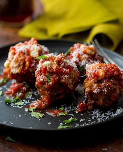 Parmesan Meatballs and Marinara