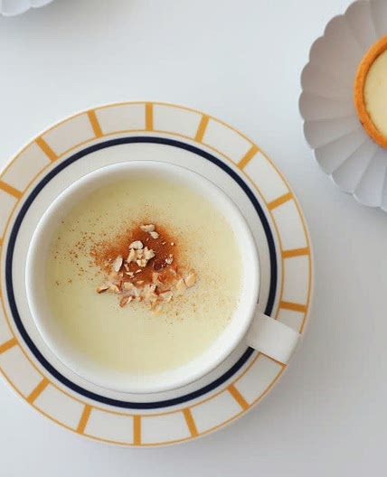고구마라떼 만들기 아침식사대용 간단한아침메뉴 고구마우유 찐고구마요리 고구마간식