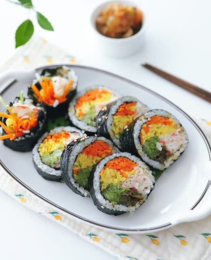 크래미김밥 만들기 오이김밥레시피 김밥맛있게싸는법 게맛살요리