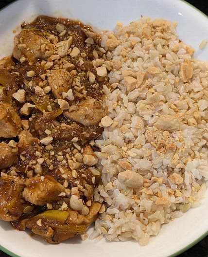 Nontraditional Kung Pao Chicken