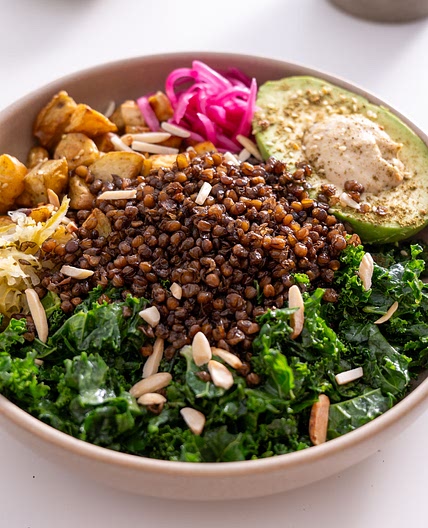 Crispy Lentil & Potato Bowl