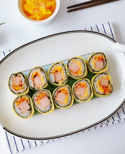 스팸김밥 만들기 계란말이김밥 스팸마리 간단김밥레시피 스팸요리