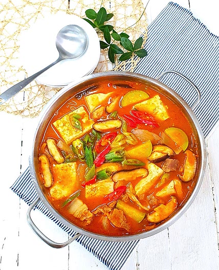 애호박두부찌개