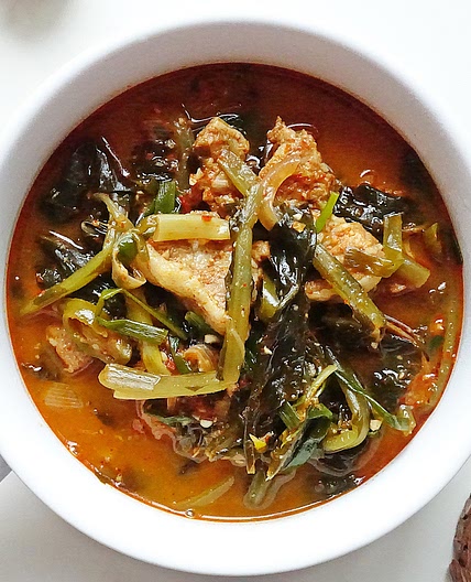 열무김치찌개 쉰열무김치로 돼지고기김치찌개 끓이는법