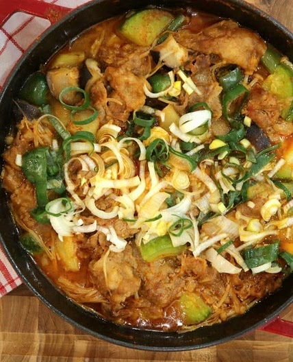 우삼겹 고추장찌개 레시피