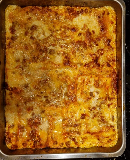 Lasagna in Teglia Grande