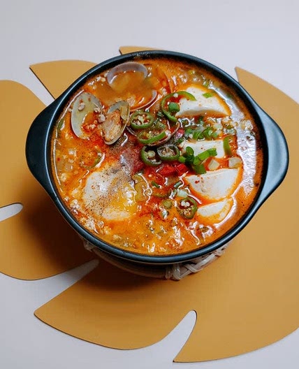 백종원 바지락 순두부찌개