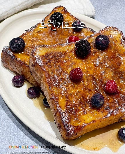 프렌치토스트 만들기 우유 달걀 황금비율 홈브런치