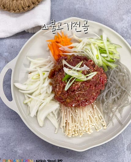 소불고기 전골 황금레시피 만드는 법 소불고기양념 만들기
